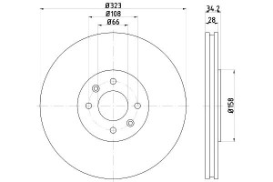 Tarcze Hamulcowe Mintex 4249l6 0986479a90 35512040