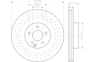 Tarcze Hamulcowe Mintex 2214211012 2214210612 A 22