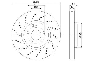 Tarcze Hamulcowe Mintex 2184210312 A 24013201701