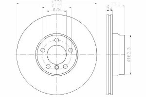 Tarcze Hamulcowe 2szt Bmw Przód F30 F31 320-335 F3