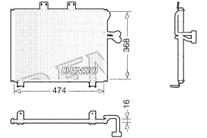 Skraplacz Klimatyzacji Jeep Wrangler Ii 2.4/2.5/4.
