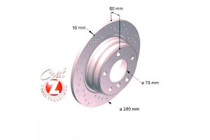 Tarcze Hamulcowe 2szt Bmw 3 E36 91-01 Tył Zimmerma