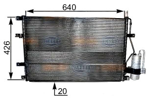 Skraplacz Klimatyzacji Volvo S60 S80 V70 Xc70 98-