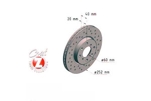Tarcze Hamulcowe 2szt Suzuki Swift Iii 05- Zimmerm