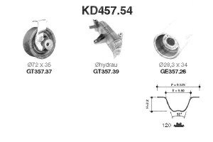 Zestaw Paska Rozrządu Audi A2 A3 A4 A6 Ford Galaxy