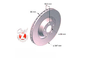 Tarcze Hamulcowe 2szt Audi A6 04-11 4.2 Quattro Zi