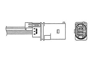 Sonda Lambda Peugeot 2008 1.6 Hdi 13- Ngk