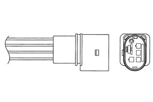 Sonda Lambda Vw 5-przewodowa Ngk