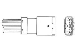 Sonda Lambda Citroen C5 2.0 16v 01- Ngk