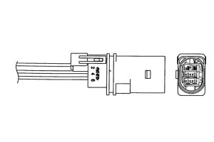 Sonda Lambda Vw 5-przewodowa Ngk