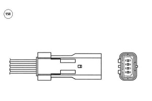 Sonda Lambda Peugeot 2008 1.2 Vti 13- Ngk
