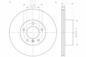 Tarcze Hamulcowe 2szt Bmw Przód 1 3 4 1,6-2,0 10-
