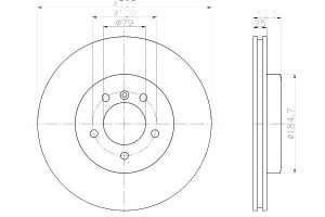 Tarcze Hamulcowe 2szt Bmw Przód 3 (e46), Z4 (e85,