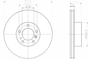 Tarcze Hamulcowe 2szt Bmw Przód E38 39 94- Textar