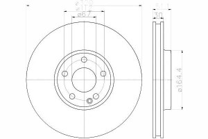 Tarcze Hamulcowe 2szt Mercedes Przód W246 W176 220