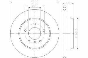 Tarcze Hamulcowe 2szt. Bmw 3 (f30 F80) 3 (f31) 3 G