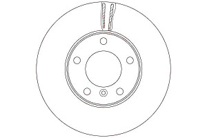 Tarcze Hamulcowe 2szt Mercedes Przód W460 463 Trw