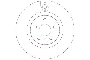 Tarcze Hamulcowe 2szt Nissan Przód 350z 02- Trw