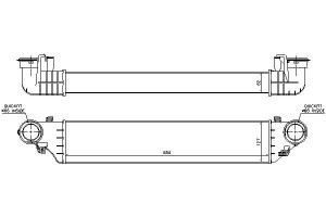 Intercooler Mercedes C (cl203) C T-model (s203) C
