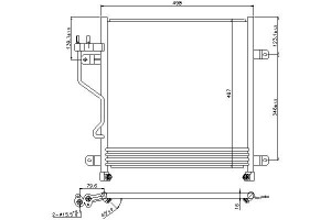 Skraplacz Klimatyzacji Jeep Cherokee 2.5d/2.8d 09.