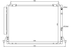 Skraplacz Klimatyzacji Toyota Hiace Iv 2.5d 08.06-