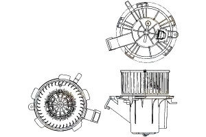 Wentylator Dmuchawa Hella 4518301600 4518300108 A