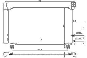 Skraplacz Klimatyzacji Lexus Is Iii 2.5 04.13- Nis