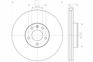 Tarcze Hamulcowe 2szt Vw Przód A6 04- 321mm Textar