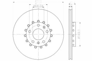 Tarcze Hamulcowe 2szt Vw Tył A8 03- 310mm Textar