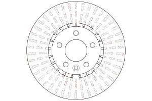 Tarcze Hamulcowe 2szt Vw Przód T5 09- 340mm Trw