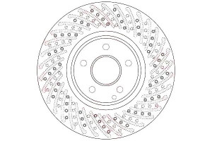 Tarcze Hamulcowe 2szt. Mercedes E T-model (s211) E