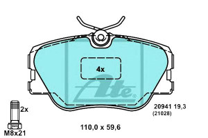 Klocki Hamulcowe Ceramiczne Mercedes 190 (w201) Co