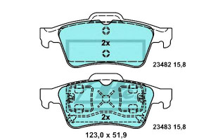 Klocki Hamulcowe Ceramiczne Nissan Primera Renault