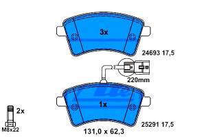 Klocki Hamulcowe Renault Kangoo Kangoo Be Bop Kang