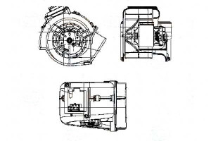 Wentylator Dmuchawa [behr Hella]