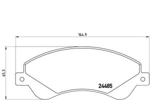 Klocki Hamulcowe Ford Transit 06- Brembo