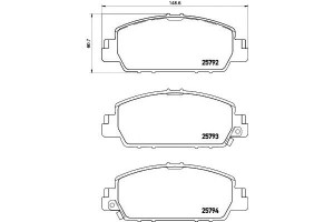 Klocki Hamulcowe Honda Hr-v 15- Brembo
