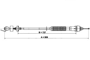 Linka Sprzęgła Citroen Xsara 1.6-2.0d 10.97-08.05