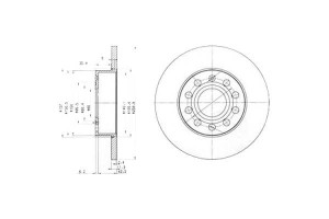 Tarcze Hamulcowe 2szt Audi A3 Seat Altea Altea Xl