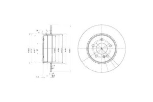 Tarcze Hamulcowe 2szt Mercedes C (cl203) C T-model