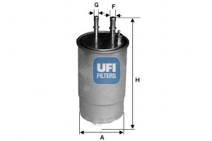 Filtr Paliwa Diesel Hws Ufi