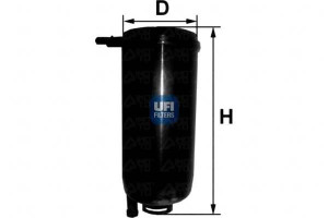 Filtr Paliwa Iveco 29l10-65c18 06- Ufi