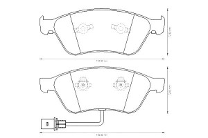 Klocki Hamulcowe Ceramiczne Audi A6 A8 Vw Phaeton