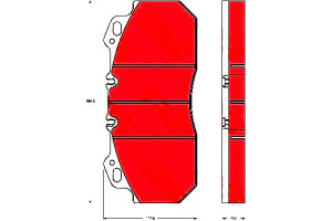 Klocki Hamulcowe Meritor Man F 2000 Rvi Magnum Pre