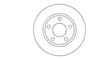 Tarcze Hamulcowe 2szt Audi A4 94-97 A.b.s.