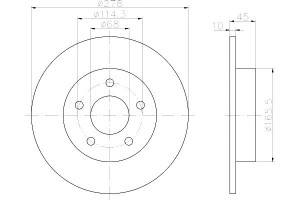 Tarcze Hamulcowe Mintex 432064u101 432064u103 Dsk2