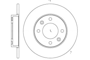 Tarcze Hamulcowe Remsa 00004246x8 4246w9 4246x8 42