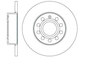 Tarcze Hamulcowe 2szt 260x12 P 5-otw Audi A3 Vw Je