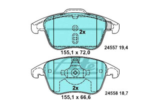 Klocki Hamulcowe Ceramiczne Citroen C4 C4 Grand Pi