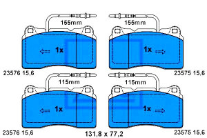 Klocki Hamulcowe Citroen C8 Fiat Ulysse Lancia Phe